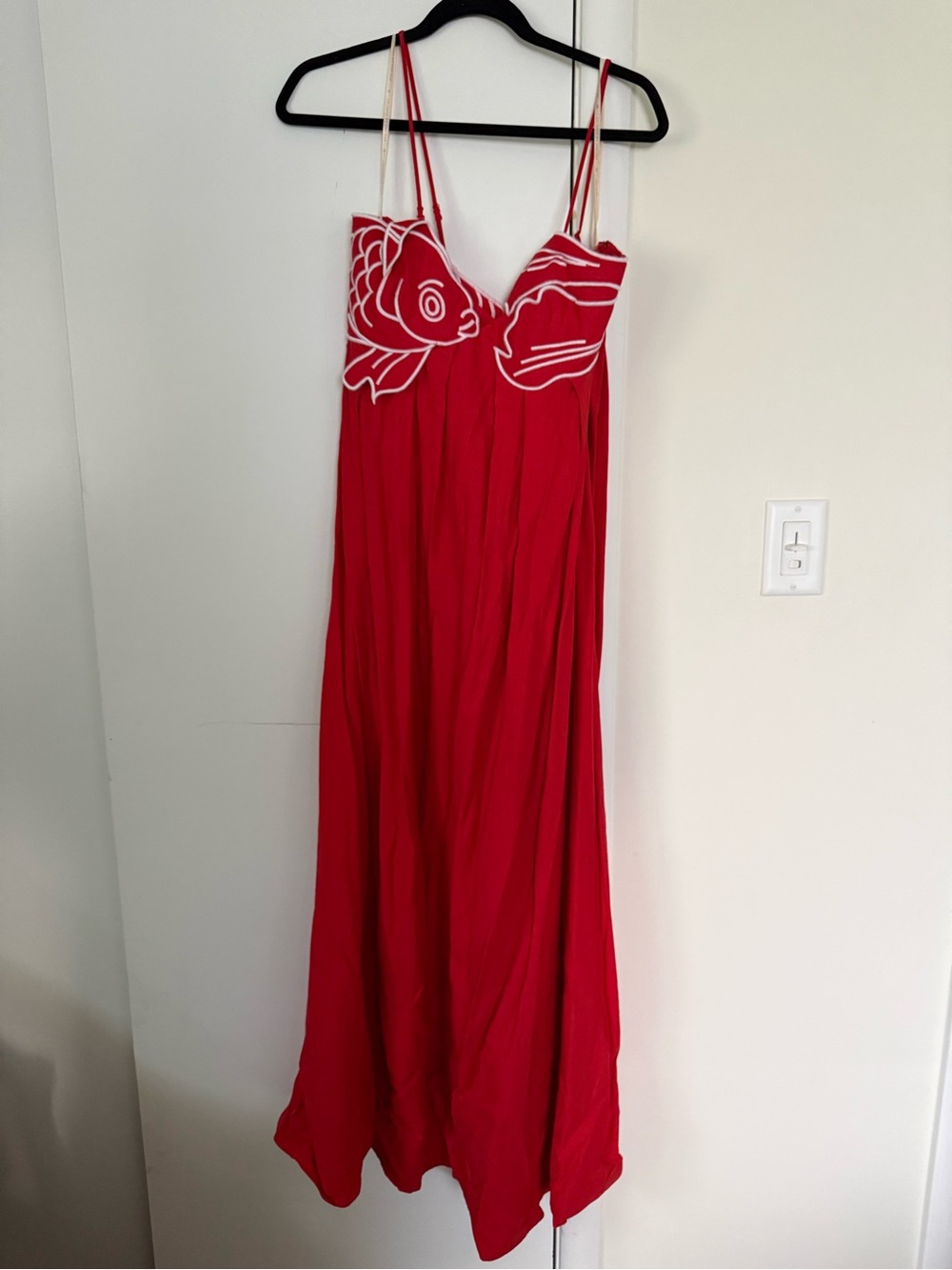 Farm Rio Red Koi Fish Dress - Picture 2 of 7